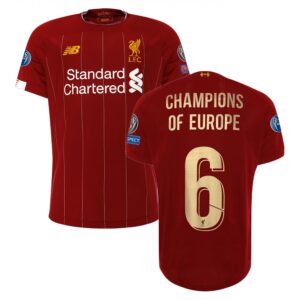 MAILLOT LIVERPOOL CHAMPIONS D'EUROPE DOMICILE 2019-2020