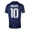 7672 PACK JUNIOR FRANCE DOMICILE MBAPPE. ENSEMBLE MAILLOT ET SHORT 2020 2021