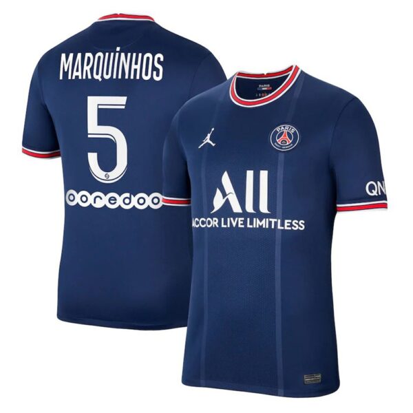 MAILLOT PSG DOMICILE MARQUINHOS 2021-2022