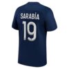 10147 PACK PSG DOMICILE SARABIA. ENSEMBLE ADULTE MAILLOT ET SHORT 2022 2023
