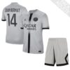 10191 PACK PSG EXTERIEUR JUAN BERNAT. ENSEMBLE ADULTE MAILLOT ET SHORT 2022 2023