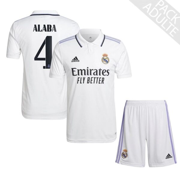 PACK REAL MADRID DOMICILE ALABA ADULTE 2022-2023