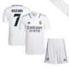 10251 PACK REAL MADRID DOMICILE HAZARD. ENSEMBLE ADULTE MAILLOT ET SHORT 2022 2023