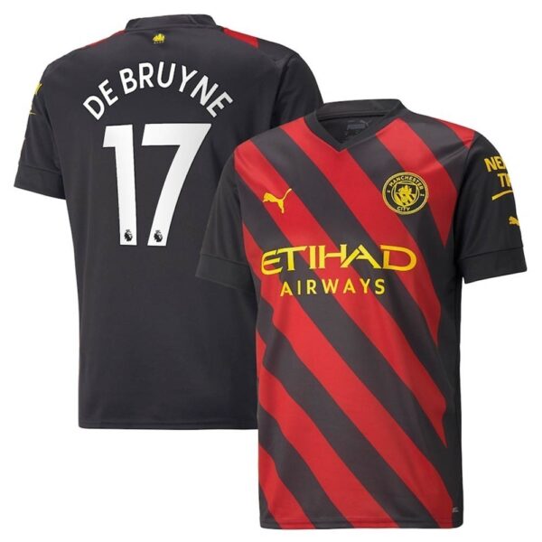 MAILLOT MANCHESTER CITY EXTERIEUR DE BRUYNE 2022-2023