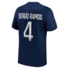 9080 MAILLOT PSG DOMICILE SERGIO RAMOS 2022 2023