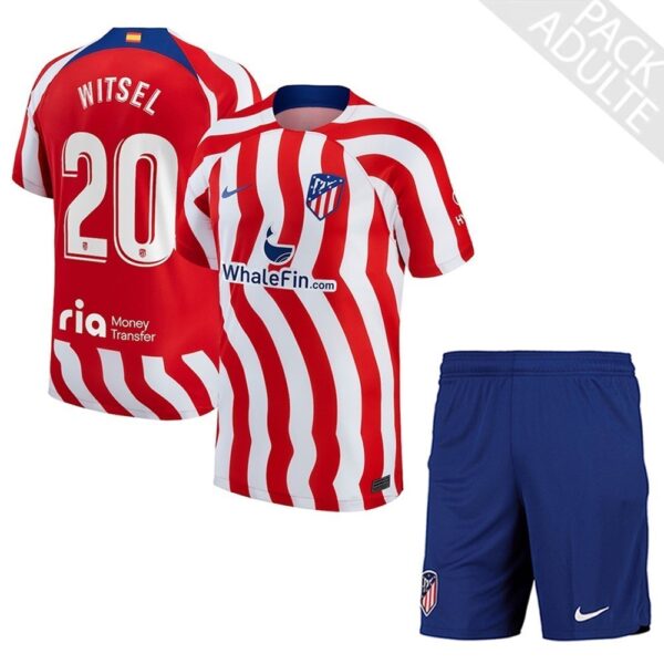 PACK ATLETICO MADRID DOMICILE WITSEL ADULTE 2022-2023