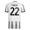 9812 PACK JUVENTUS CHIESA DOMICILE. ENSEMBLE ADULTE MAILLOT ET SHORT 2022 2023