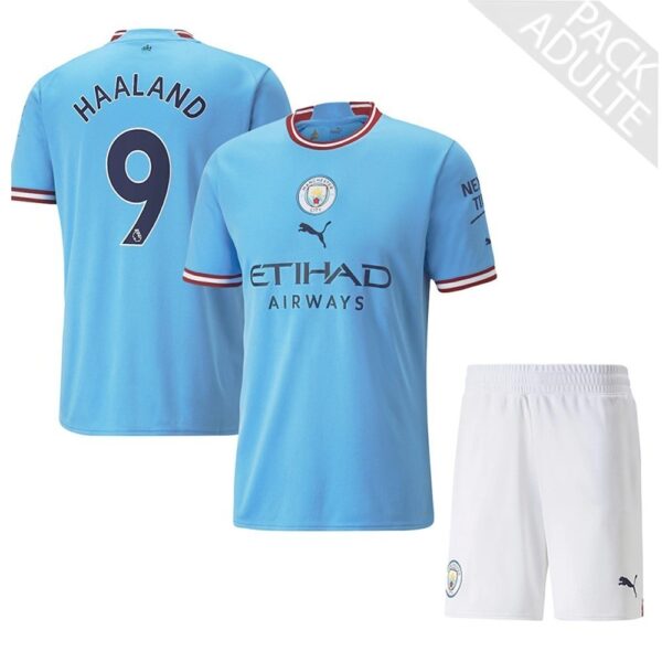 PACK MANCHESTER CITY DOMICILE HAALAND ADULTE 2022-2023