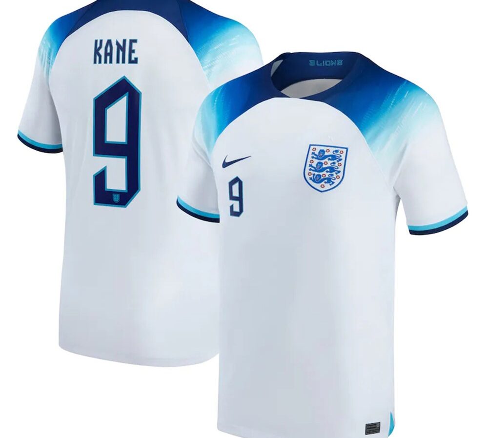 MAILLOT ANGLETERRE DOMICILE KANE 2022-2023