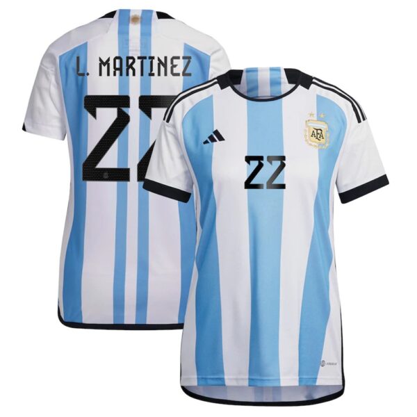 MAILLOT ARGENTINE DOMICILE FEMME LAUTARO MARTINEZ 2022-2023