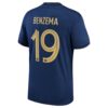 11134 PACK FRANCE DOMICILE BENZEMA. ENSEMBLE ADULTE MAILLOT ET SHORT 2022 2023