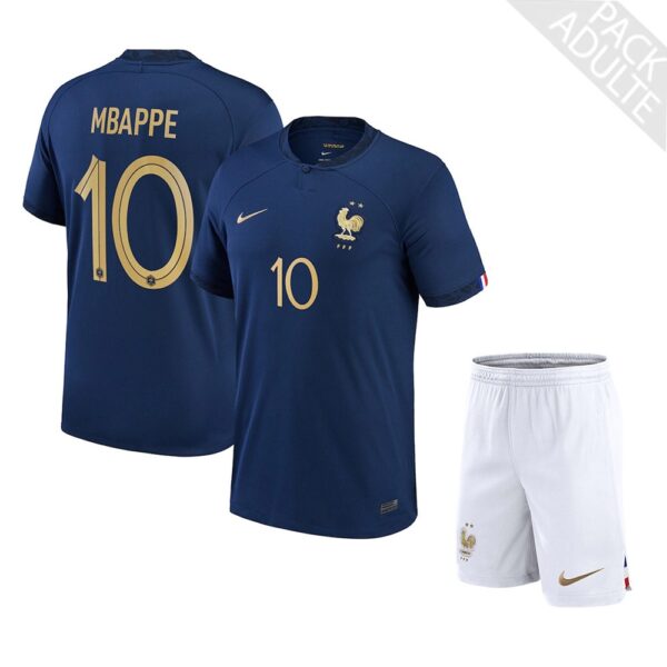 PACK FRANCE DOMICILE MBAPPE ADULTE 2022-2023