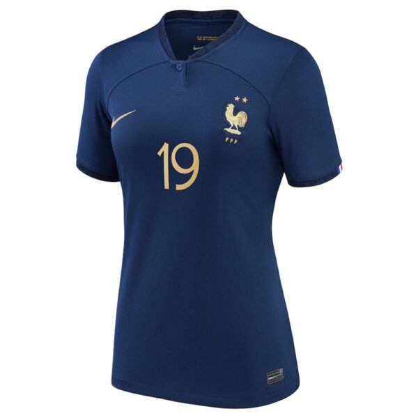 MAILLOT FRANCE FEMME DOMICILE BENZEMA 2022-2023