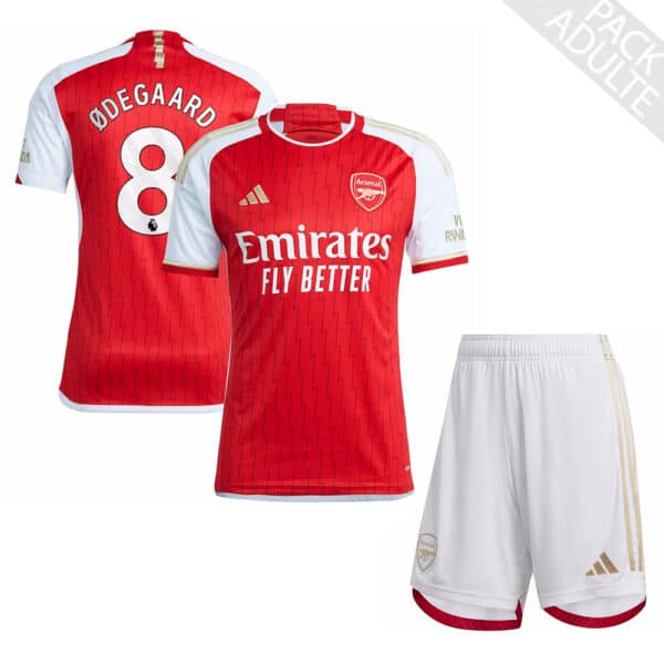 PACK ARSENAL DOMICILE ODEGAARD ADULTE 2023-2024