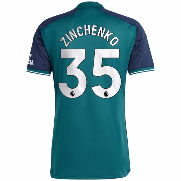 MAILLOT ARSENAL THIRD ZINCHENKO 2023-2024