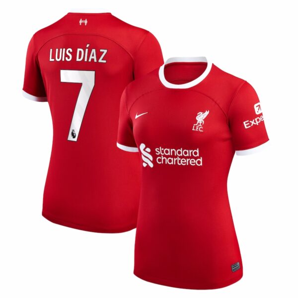 MAILLOT LIVERPOOL DOMICILE FEMME LUIS DIAZ 2023-2024