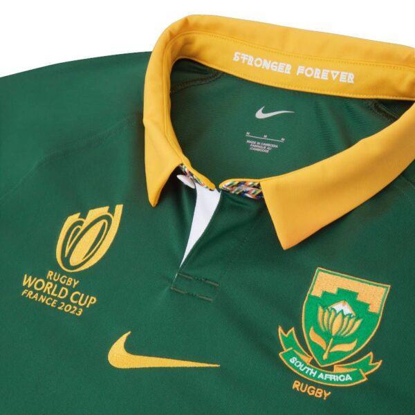 Maillot Afrique du Sud Springboks Domicile Coupe Du Monde Rugby 2023