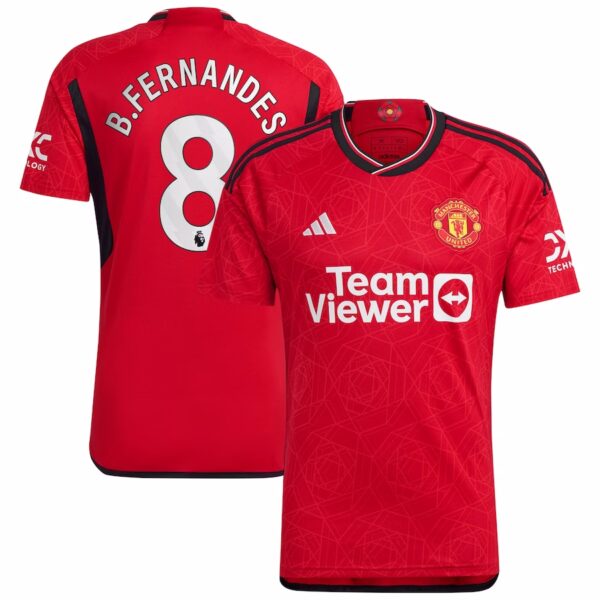 MAILLOT MANCHESTER UNITED DOMICILE BRUNO FERNANDES 2023-2024