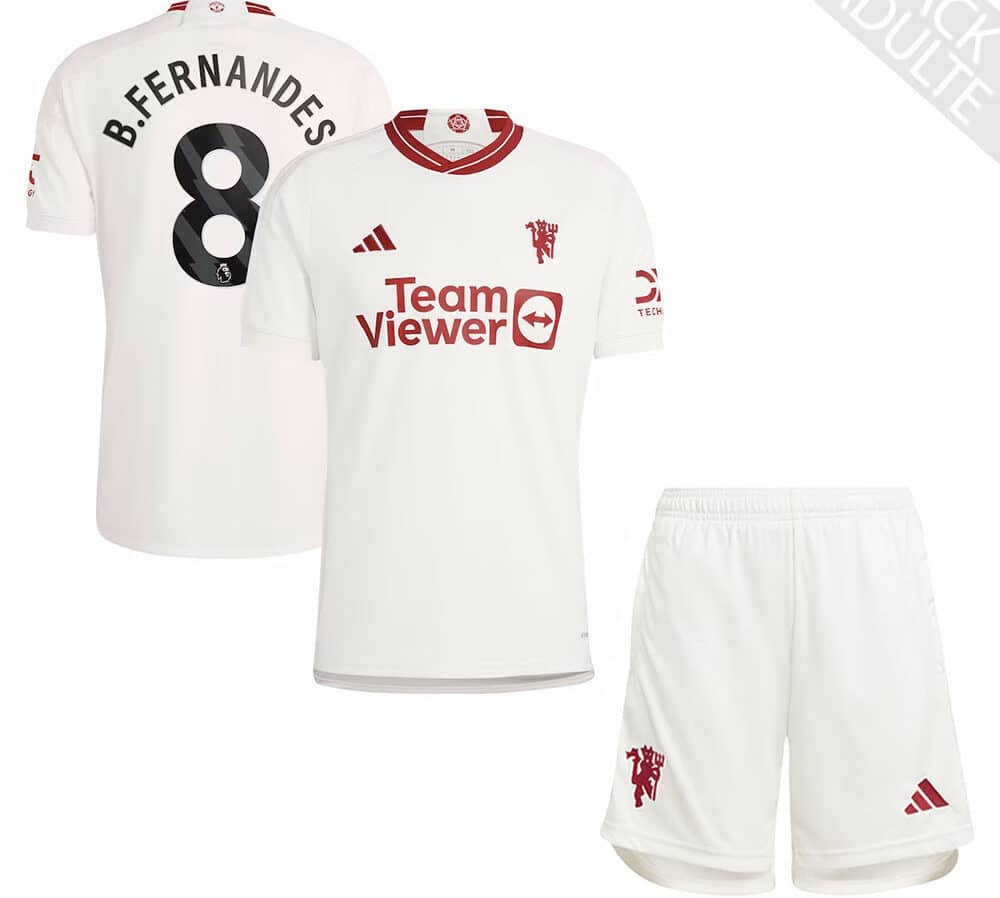 PACK MANCHESTER UNITED THIRD BRUNO FERNANDES 2023-2024