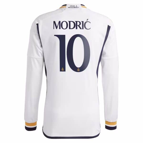 MAILLOT REAL MADRID DOMICILE MANCHES LONGUES MODRIC 2023-2024