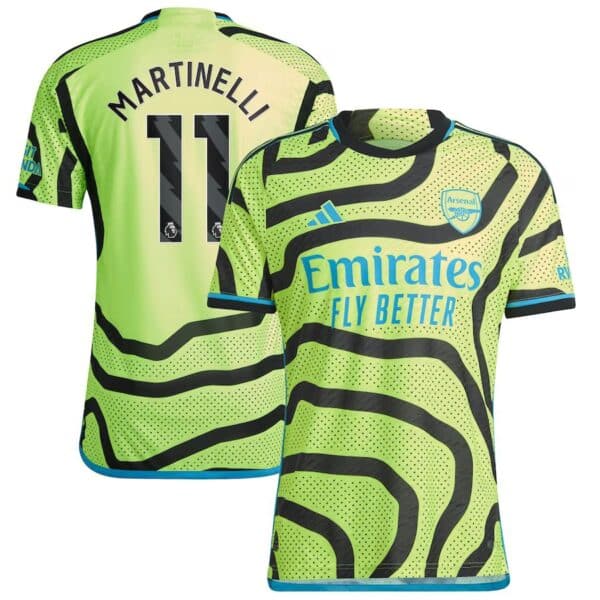 MAILLOT ARSENAL EXTERIEUR MARTINELLI VERSION AUTHENTIC 2023-2024