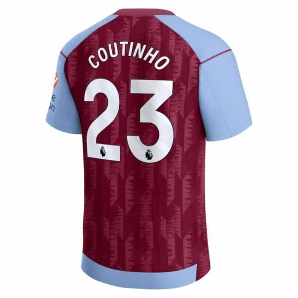 PACK ASTON VILLA DOMICILE COUTINHO ADULTE 2023-2024