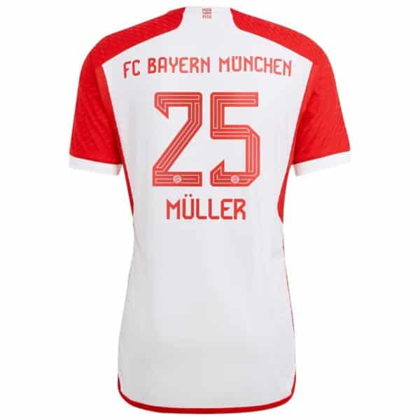 MAILLOT BAYERN MUNICH DOMICILE MULLER VERSION AUTHENTIC 2023-2024