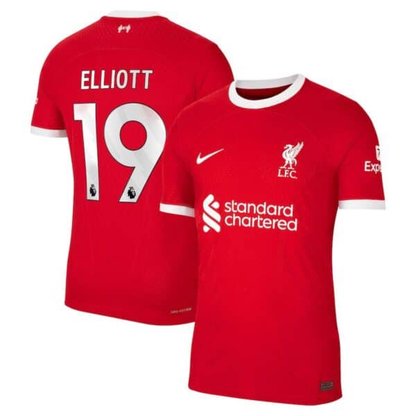 MAILLOT LIVERPOOL DOMICILE ELLIOTT VERSION VAPOR MATCH 2023-2024