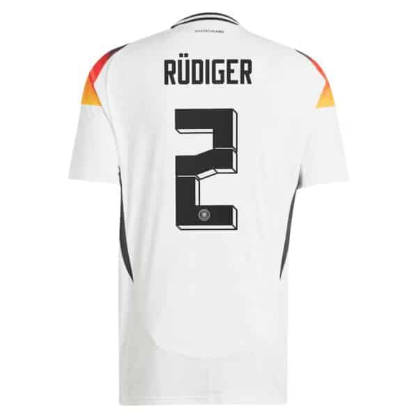 MAILLOT ALLEMAGNE DOMICILE RUDIGER SAISON 2024-2025