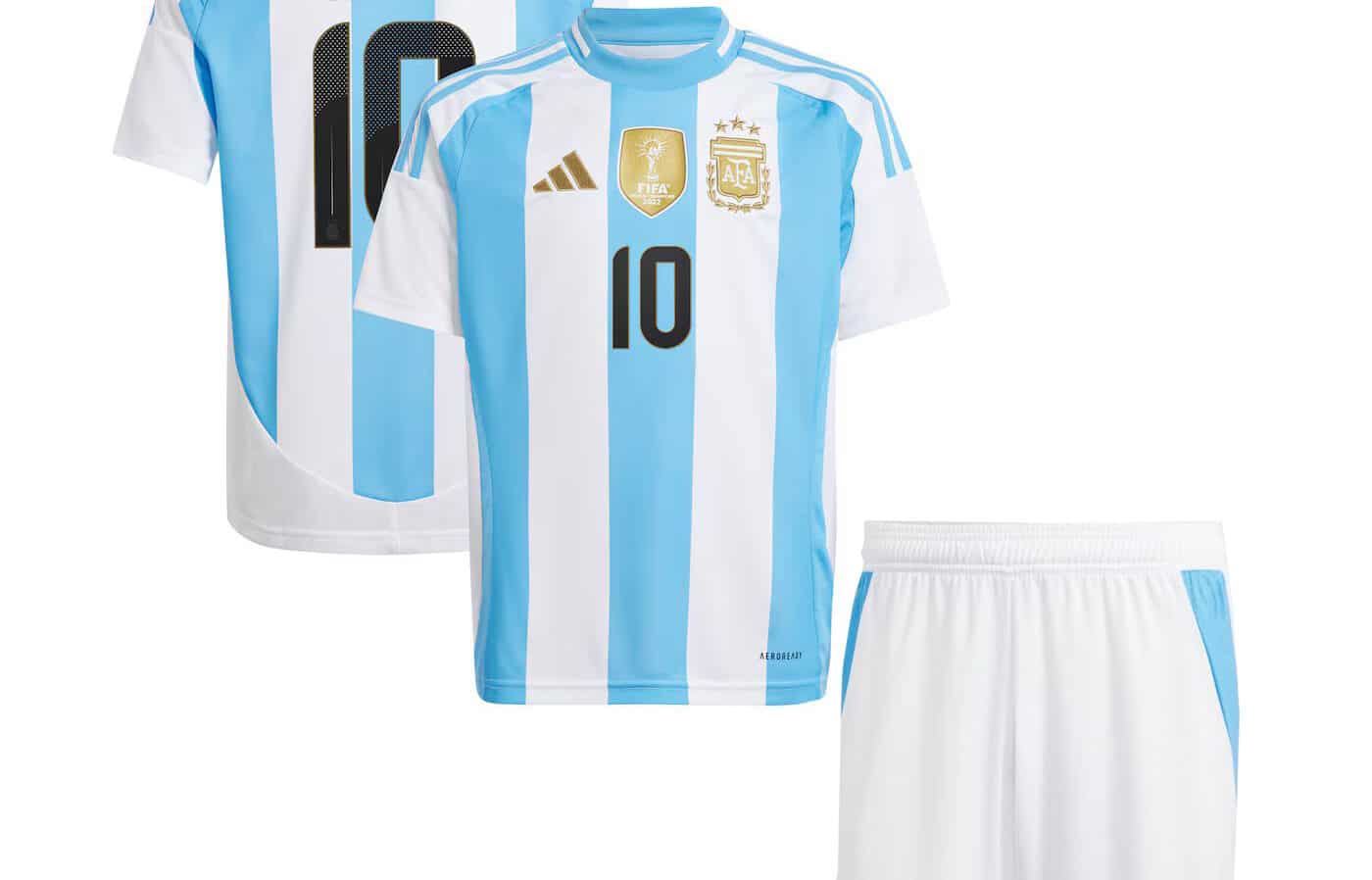 PACK JUNIOR ARGENTINE DOMICILE MESSI SAISON 2024-2025