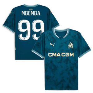MAILLOT OLYMPIQUE DE MARSEILLE EXTERIEUR MBEMBA SAISON 2024-2025