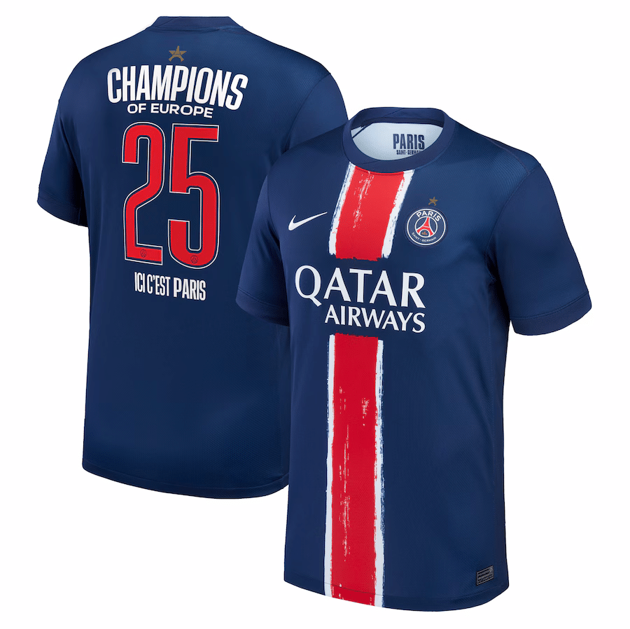 MAILLOT PSG DOMICILE 1 ETOILE 2024-2025