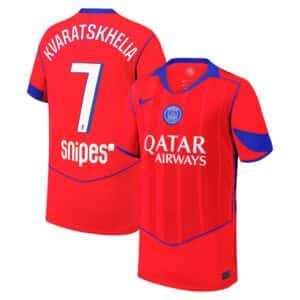 MAILLOT PSG THIRD KVARATSKHELIA SAISON 2025-2026