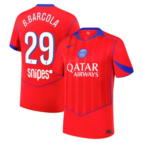 MAILLOT PSG THIRD BARCOLA SAISON 2025-2026