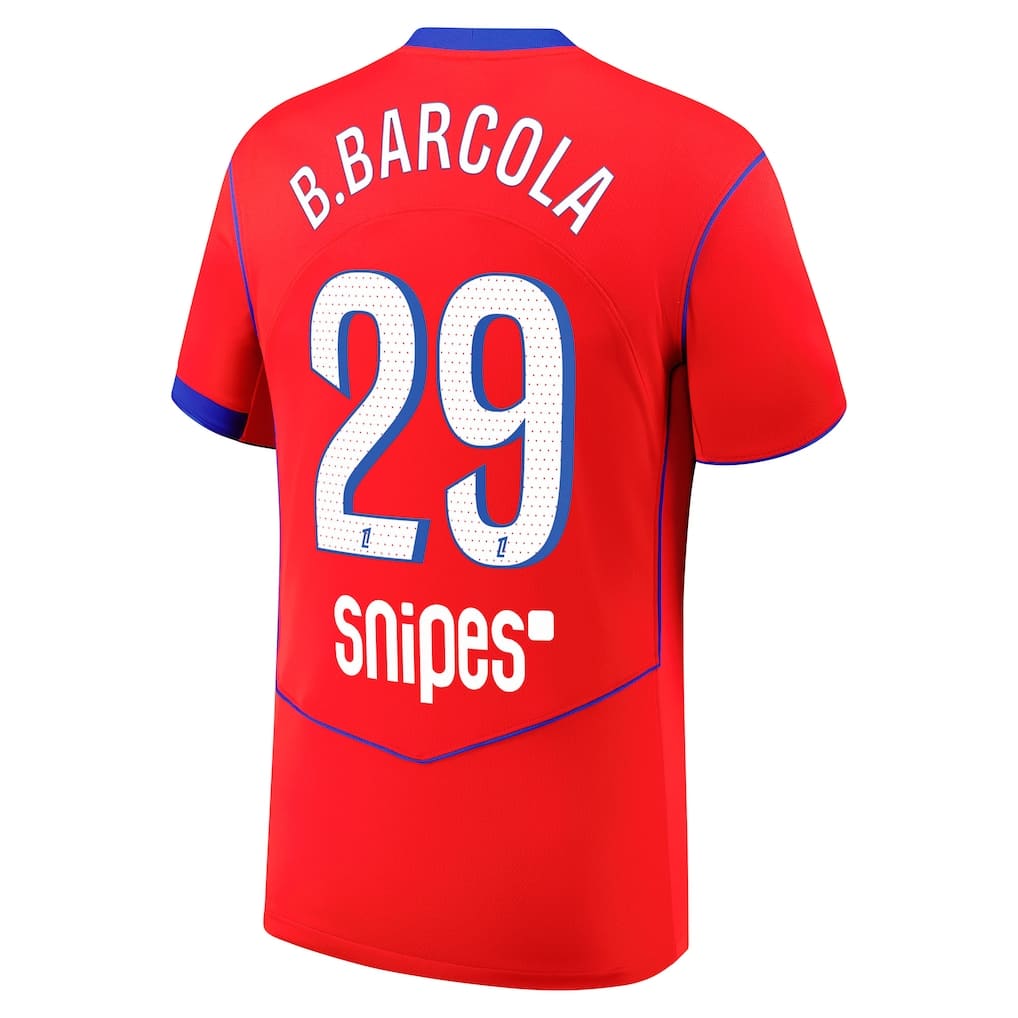 MAILLOT PSG THIRD BARCOLA SAISON 2025-2026