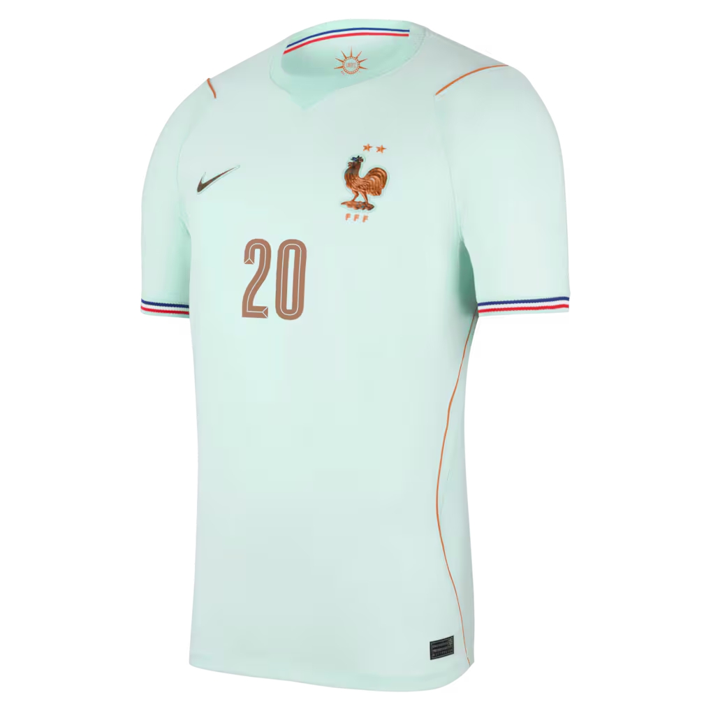 MAILLOT FRANCE EXTERIEUR BARCOLA 2026-2027 MAILLOT FRANCE EXTERIEUR BARCOLA 2026-2027