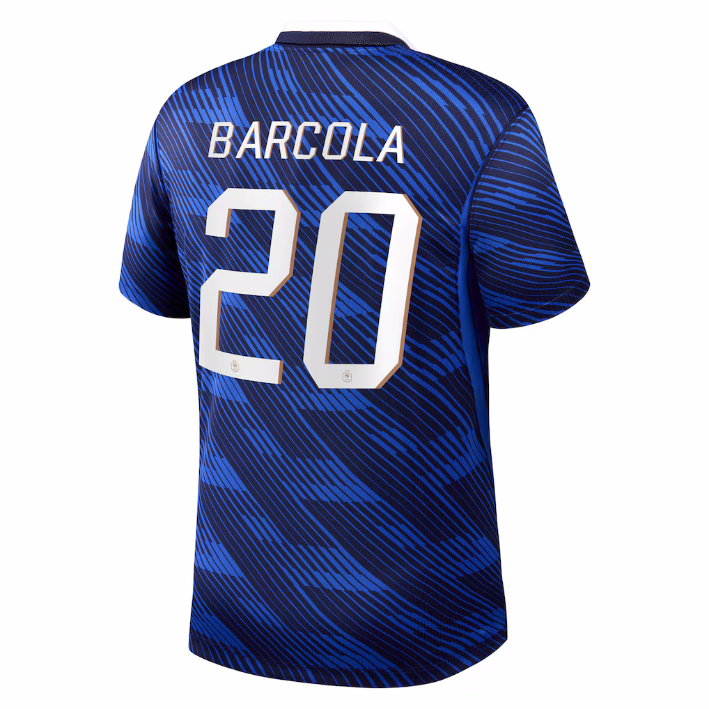MAILLOT FRANCE DOMICILE BARCOLA 2026-2027 MAILLOT FRANCE DOMICILE BARCOLA 2026-2027