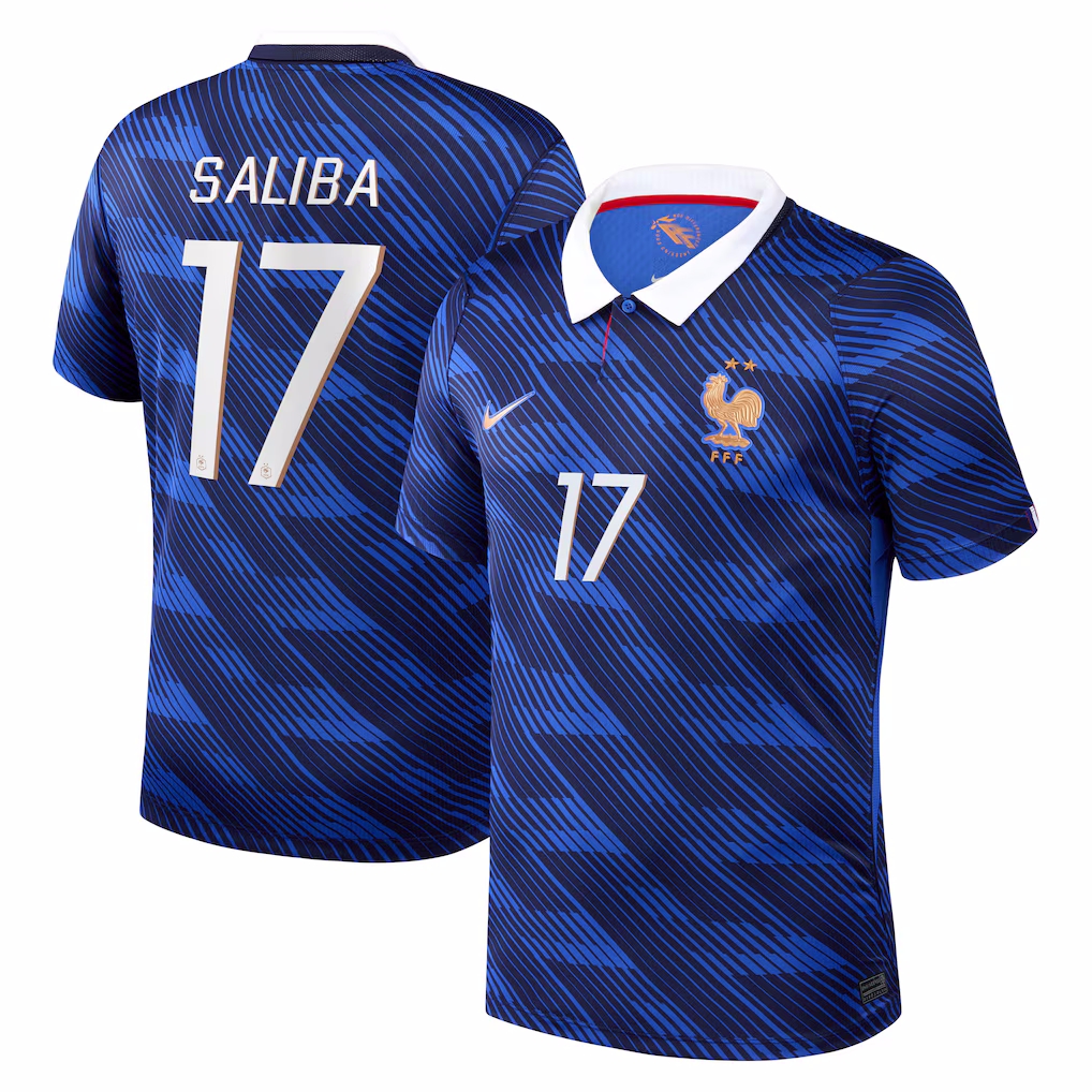 MAILLOT FRANCE DOMICILE SALIBA 2026-2027 MAILLOT FRANCE DOMICILE SALIBA 2026-2027