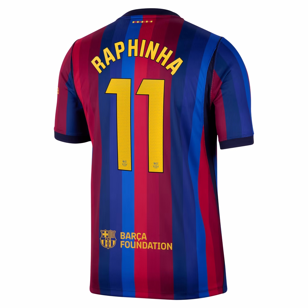MAILLOT FC BARCELONE DOMICILE RAPHINHA 2026-2027 MAILLOT FC BARCELONE DOMICILE RAPHINHA 2026-2027
