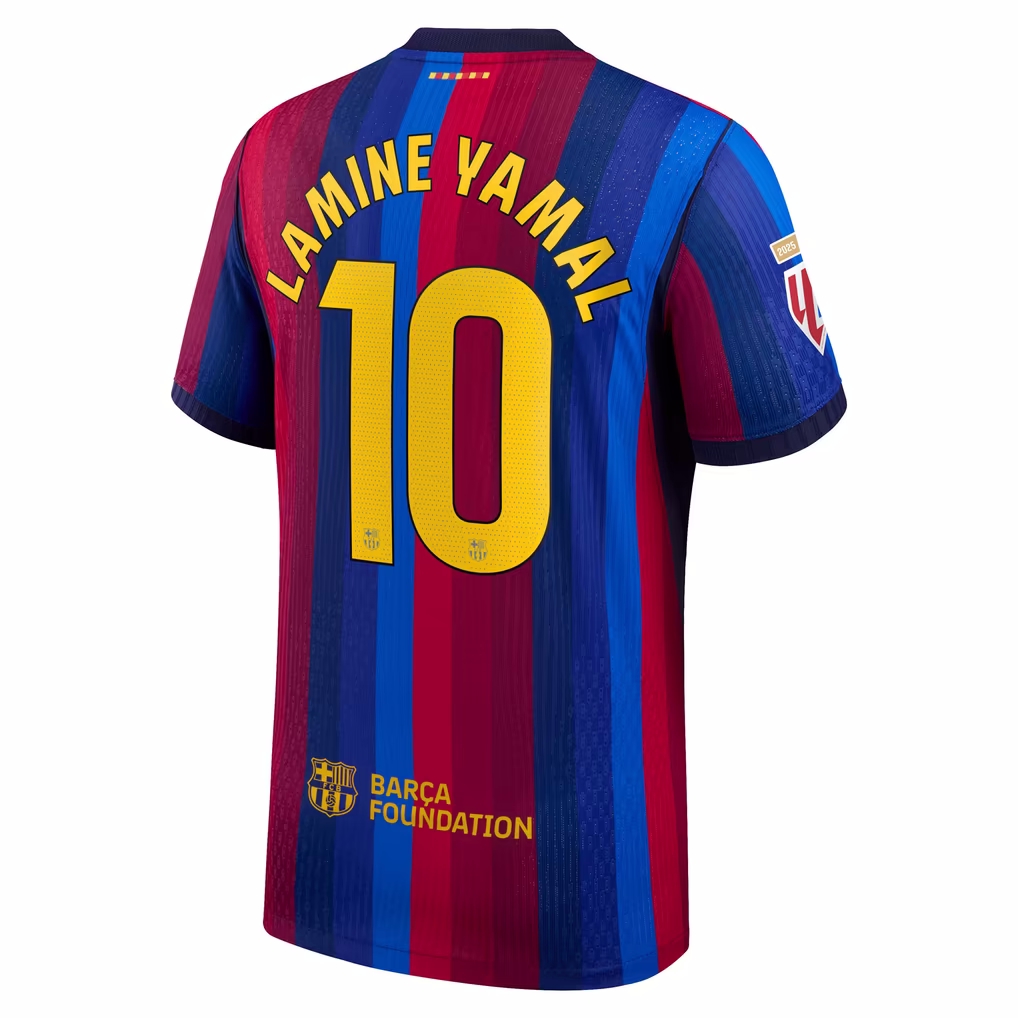 MAILLOT FC BARCELONE DOMICILE LAMINE YAMAL 2026-2027 MAILLOT FC BARCELONE DOMICILE LAMINE YAMAL 2026-2027