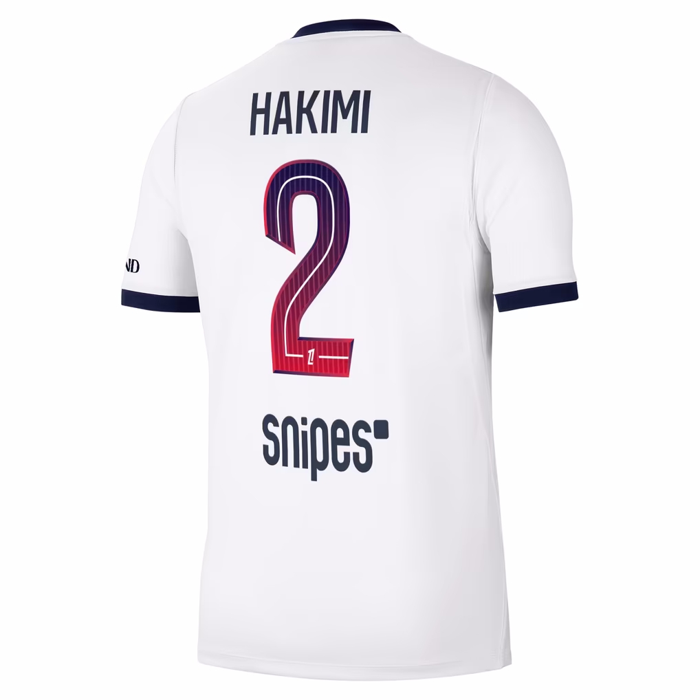 MAILLOT PSG EXTERIEUR HAKIMI 2026-2027 MAILLOT PSG EXTERIEUR HAKIMI 2026-2027