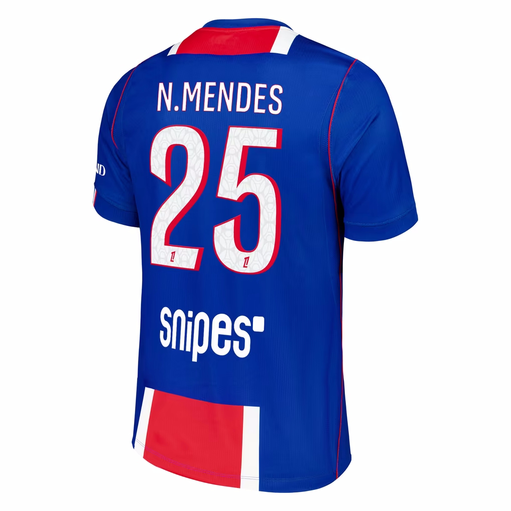 MAILLOT PSG DOMICILE NUNO MENDES 2026-2027